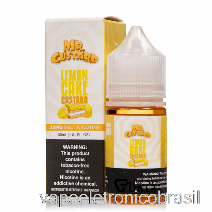 Creme De Bolo De Limão Vape Vaporesso - Sais De Creme Mr - 30ml 50mg